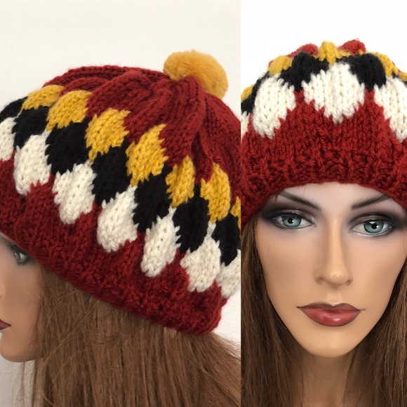 Hand Knits 2 Love Beanie Hat Cap Designer Original - Picture 7 of 7